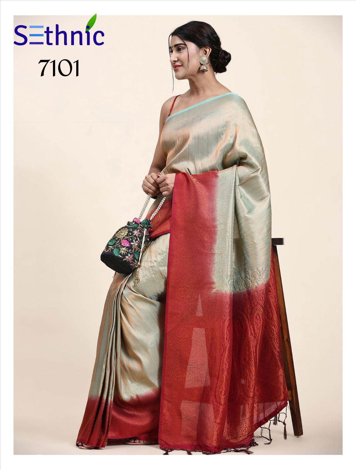 Sethnic Kubera Fancy Soft Zari Silk Saree Collection
